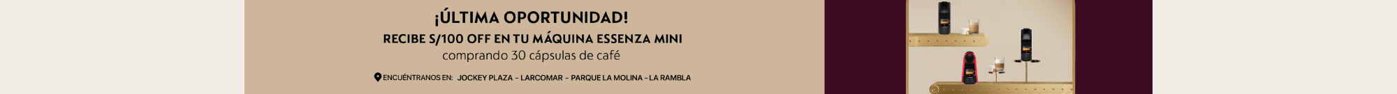 Oferta cafetera Essenza Mini 