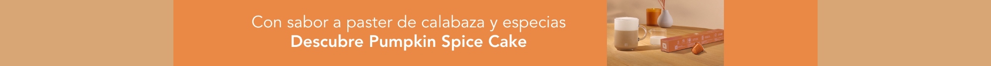 Nuevo sabor Pumpkin Spice Cake de Nespresso